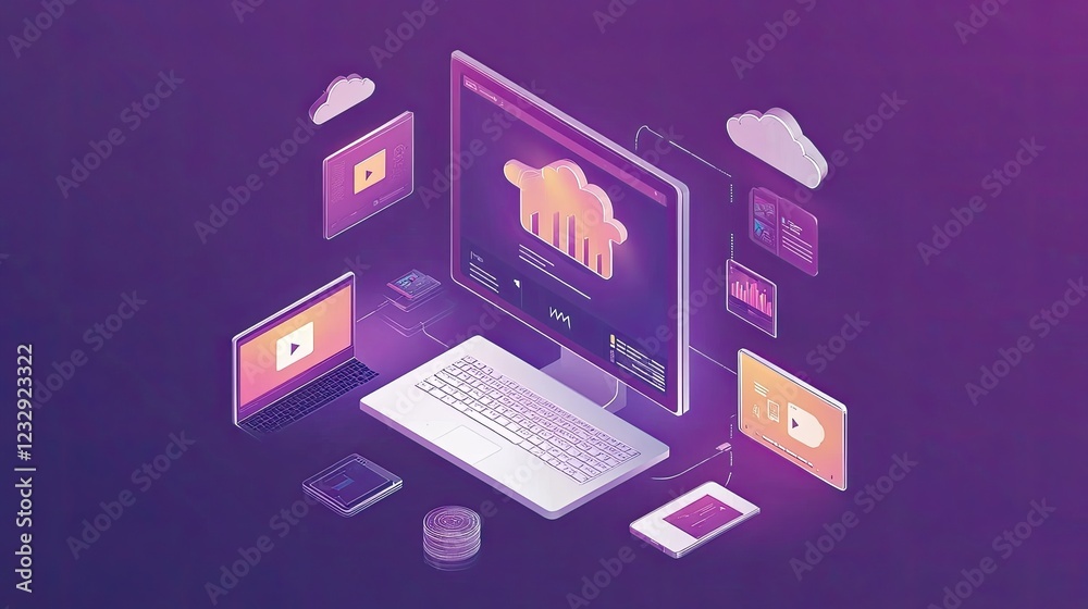 Poster Cloud Computing Network System Data Devices Integration