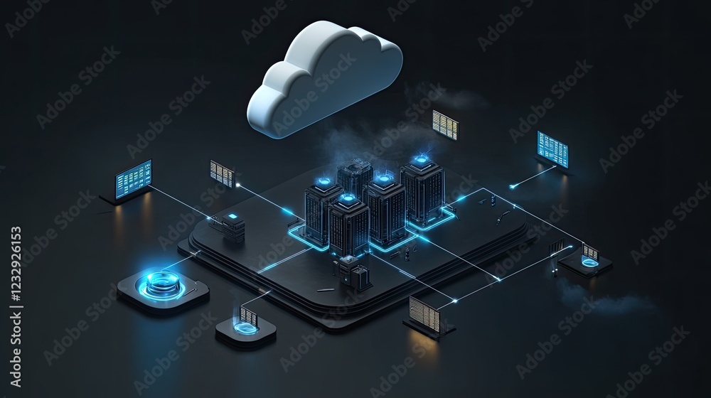 Poster Cloud Based Data Center Network Infrastructure System
