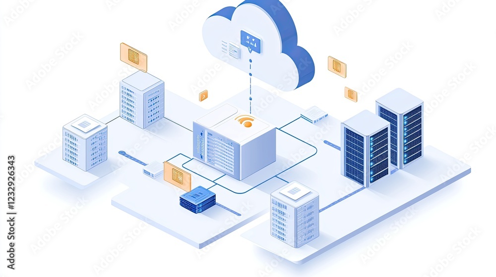Poster Cloud based data storage system infrastructure network