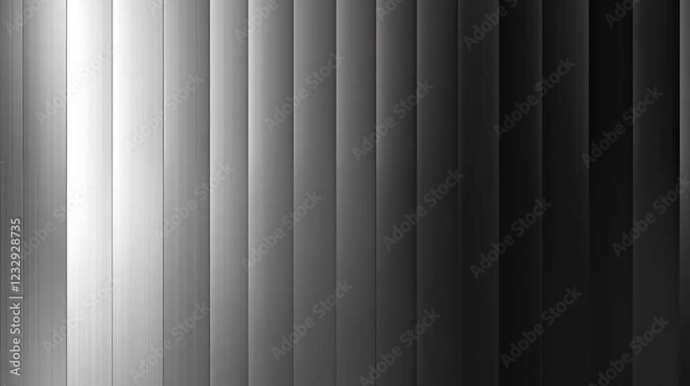 Poster Abstract grayscale vertical lines gradient background