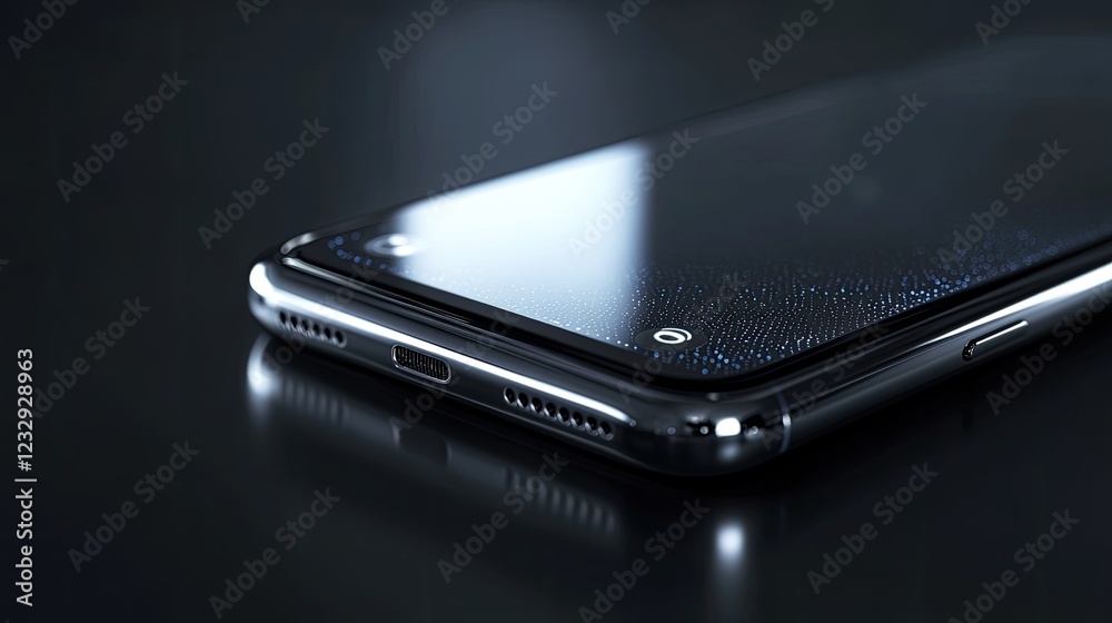 Aufkleber Sleek Modern Smartphone Displaying Minimalist Design