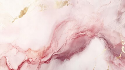 Fototapeta premium A pink and gold swirl pattern is the main focus of this image