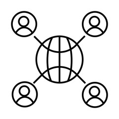 Connect with Web3 Icon – Blockchain-Enabled Decentralized Network