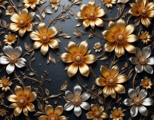 Obraz premium abstract floral background