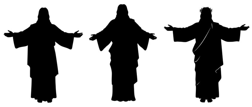 jesus christ silhouette