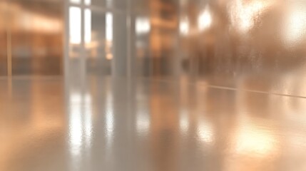 Reflective Floor Interior Design Modern Space