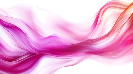 Abstract Pink and White Wave Design
