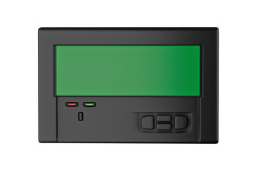 Obraz premium Retro Pager: A nostalgic symbol of portable 90s communication in a sleek 3D design.