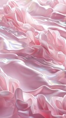 Obraz premium abstract waveform texture silk in soft pink background