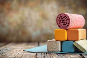 Yoga Props: Mat and Blocks for a Peaceful Practice