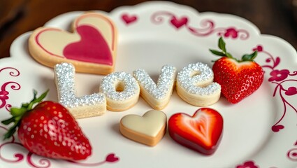 The Word 'Love': Romantic Ideas for Valentine's Day Decor in Various Places and Styles That Highlight Your Feelings and Create an Atmosphere of Love.