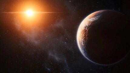 Obraz premium Planet in space