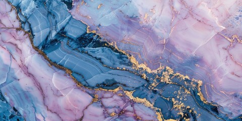 Naklejka premium marble texture background pink gold silver blue