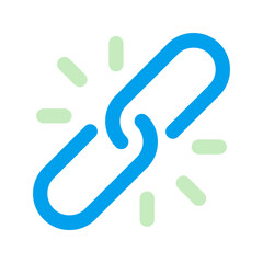 unlink duo tone icon