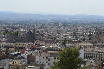 Obraz premium Vista da cidade de Granada na Espanha