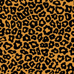 Trendy leopard seamless pattern for print and fabric retro swatch background. Vector illustration, modern abstract stylish design for textiles.