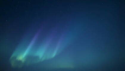 Aurora Borealis display in the night sky