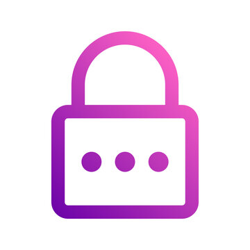 passowrd gradient icon