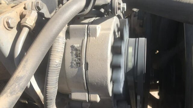 Alternator Running in a Vehicle