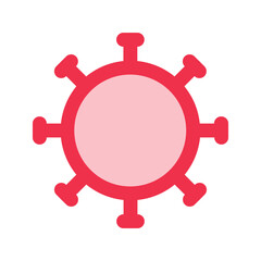 virus outline fill icon