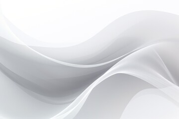 Obraz premium Modern Grey Cyber Waves. Clean and Minimalistic Light Grey Design with Abstract Waves Ideal for Business Presentations and Wallpaper