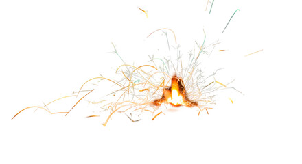 fire spark png, spark in random shape without background, fire flame isolated on transparent background