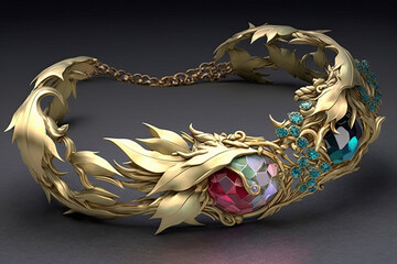 golden dragon bracelet