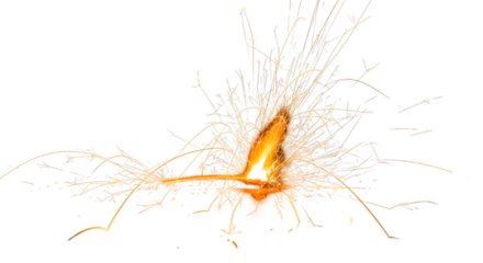 fire spark png, spark in random shape without background, fire flame isolated on transparent background