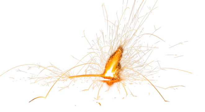 fire spark png, spark in random shape without background, fire flame isolated on transparent background