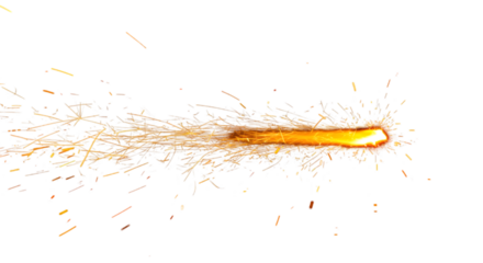 fire spark png, spark in random shape without background, fire flame isolated on transparent background