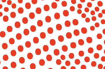 red polka dots pattern