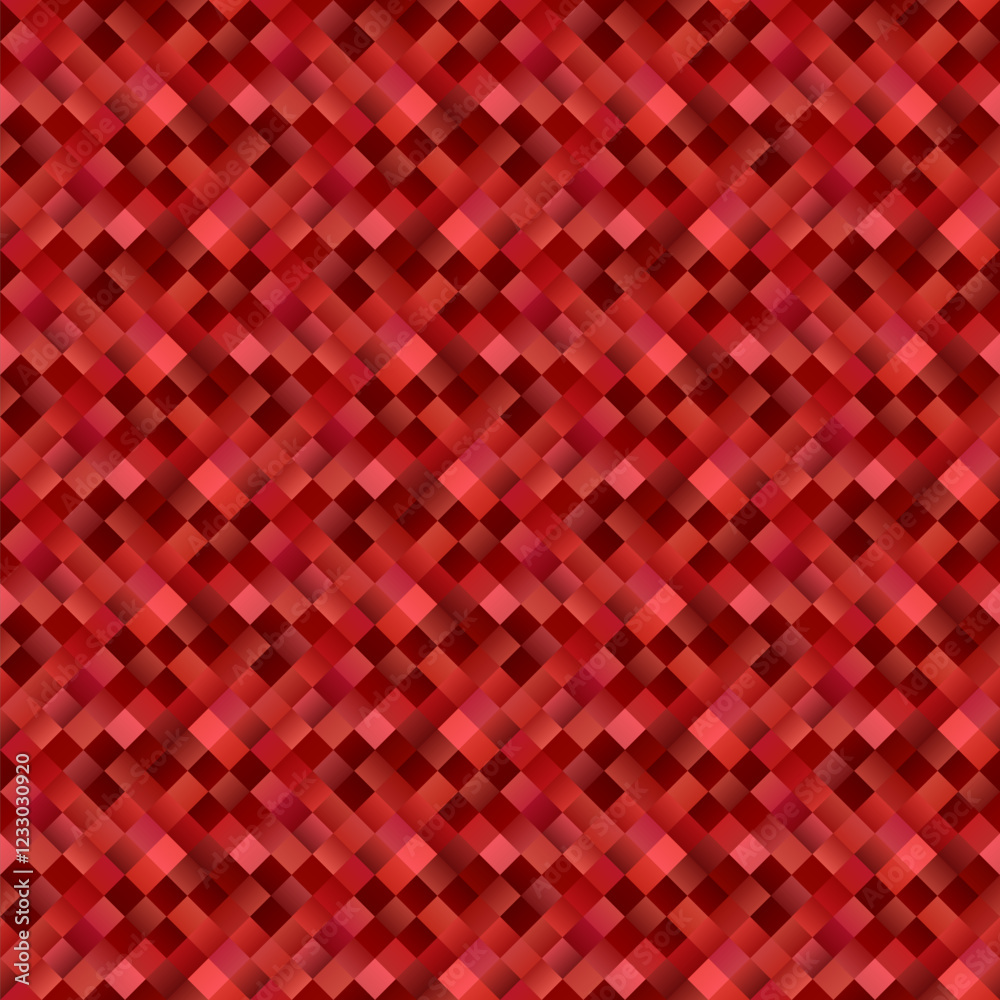 Poster abstract seamless geometrical square pattern background - colorful geometric vector design from diag