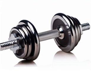 Naklejka premium a pair of dumbbells with a silver handle