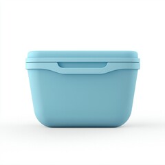 Reusable silicone food storage container with a foldable design, centered on a clean white background