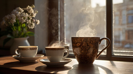 cup of coffee, ai generated