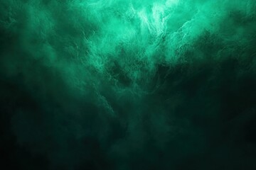 Obraz premium Abstract green smoke or fog background, swirling and ethereal.