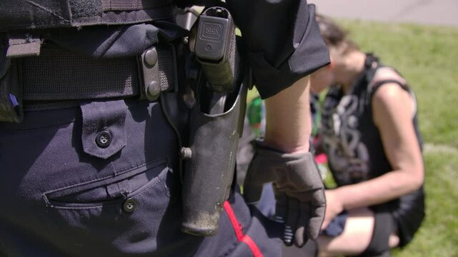 Cop with gun responding to fentanyl addict call in distress