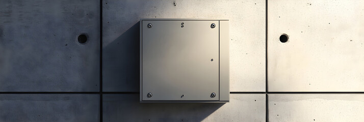 Modern Junction Box Installation in a Contemporary Industrial Environment