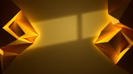  A rich golden-yellow silk satin fabric elegantly draped across a flat surface, creating soft flowing folds with gentle highlights and shadows that emphasize its luxurious texture. 