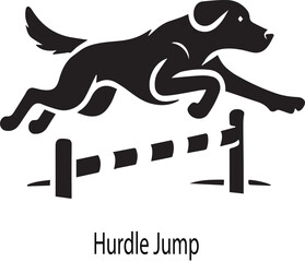 Dog Training Hurdle Jump