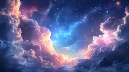 dreamy nightscape celestial haven