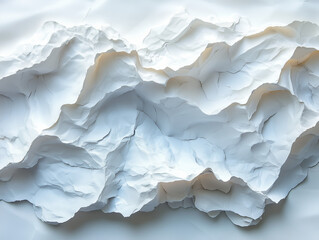 Paper Peaks: The Art of Torn Landscapes
