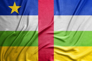 Flag of Central Africa, National flag, fabric	