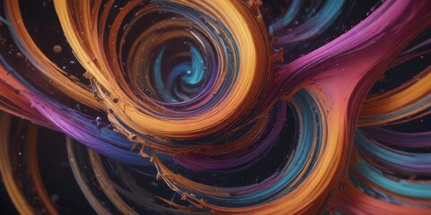 dynamic patterns of swirling colors and shapes generated by an algorithm, computational design, graphics processing