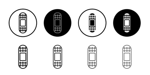 Band aid icon Outline thin set pack series