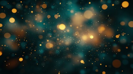 Colorful bokeh lights create a festive atmosphere during a nighttime celebration