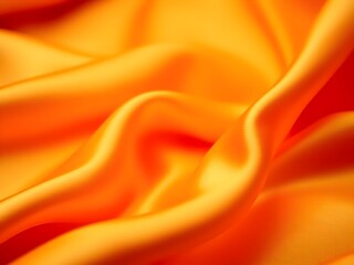 Obraz premium A close up of a blurry orange background, abstract art, satin. Created with Generative AI technology.