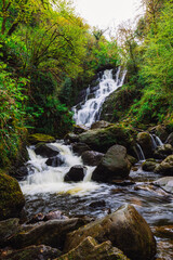 Torc waterfall in Killarney National Park, Ireland