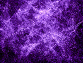 Obraz premium This image resembles a cosmic nebula, with swirling patterns of purple and hints of white. It evokes a sense of the mysterious vastness of space, as if peering into a distant galaxy.
