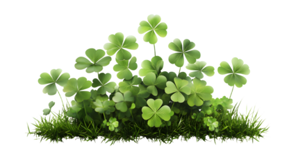 St. Patrick’s Day isolated on transparent background, Generative ai.
